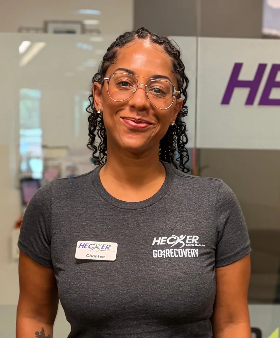 Chantee S. of Hecker Sports Medicine